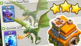 Level 1 Dragon Attack on TownHall 7 - Clash of Clans