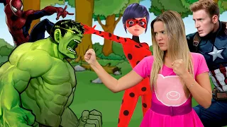 AVENTUREIRA ROSA DESAFIOU O HULK EM UMA BATALHA !!!