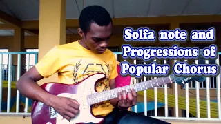 Solfa note and progressions of popular choruses on lead guitar //Lead guitar tutorial