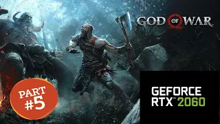 GOD OF WAR PC Gameplay Walkthrough Part 5 [4K 60FPS RTX 2060] FULL STORY
