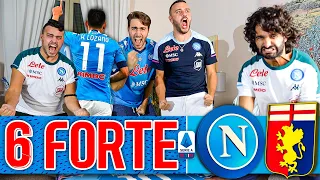 6 FORTE!!! NAPOLI 6-0 GENOA | LIVE REACTION TIFOSI NAPOLETANI HD