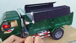 Chế bạt cánh tự động cho xe ben mô hình | Vang Hà