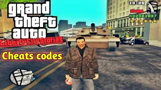 Top 10 best cheats codes of GTA Liberty City Stories PC |Health cheat, player cheat, money cheat