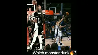 Which MONSTER DUNK🔥? Ja Morant vs. Kuminga