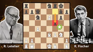 Bobby Fischer Crushes White In The King's Indian - Letelier vs. Fischer, 1960
