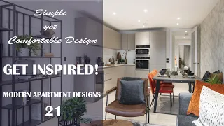 Simple yet Comfortable Design - GET INSPIRED! | Modern Apartment Designs #21