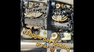 BMW E30 Restoration P4 Cleaning a nasty Engine bay