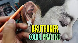 My BRUTFUNER Coloring Practice! Colored Pencil Drawing Tutorial for Beginners
