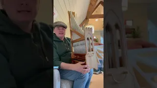 An introduction to my 2020 Wolkenstayn portative pipe organ. 2023.