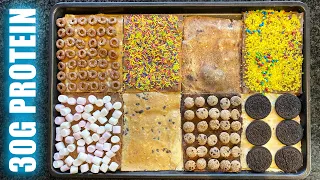 8 Desserts in 1 Sheet Tray | High Protein Dessert Recipe for Fat Loss