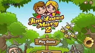 Jim Loves Mary 2 Full Level 1 20  Джим любит Мэри 2 Полное прохождение  Мультики для детей