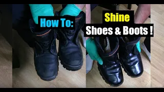 How To Shine Shoes and Boots-Go From Grimy to Shiny!