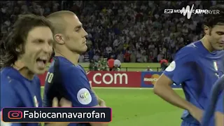 9/7/2006 Italy France world cup final. Fabio Cannavaro