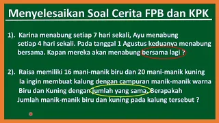 TRIK FPB dan KPK SOAL CERITA