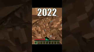 MINECRAFT Physics in 2012 vs 2022 vs 2032 #shorts #minecraft #viralvideo