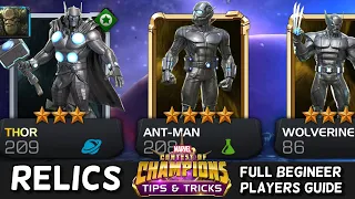 NEW To Game - Relics | How To Get , How They Work & More | Full Guide | Marvel Contest of Champions