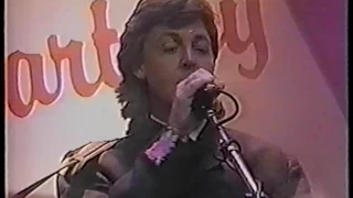 Paul McCartney Live At The Yoru No Hit, Film Studios, Twickenham, UK (Wednesday 7th June 1989)