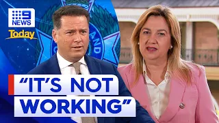 Queensland Premier faces questions over youth crime crisis | 9 News Australia