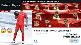 Club Selection - BAYER LEVERKUSEN Pack Opening !! eFootball PES 2020 Mobile