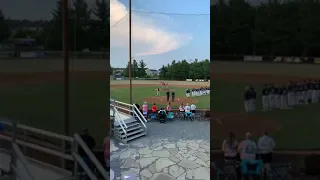 National Anthem and First Pitch Waynesboro Generals vs. Harrisonburg Turks 7/6/21