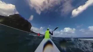 Mauritius Ocean Classic Surfski Race 2016 - 360 degree view