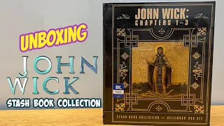 Unboxing: John Wick 1-3 Stash Book Collection Steelbooks