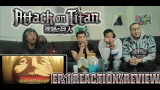 THE HORROR! ATTACK ON TITAN EP. 1 REACTION/REVIEW (SEASON 1)