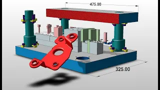 PROGRESSIVE DIE DESIGN 6: KeyCreator (Tool Engaged)