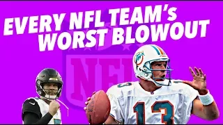 Every NFL Team’s WORST BLOWOUT LOSS