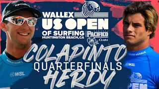 Crosby Colapinto vs Mateus Herdy | Wallex US Open of Surfing - Quarterfinals Heat Replay