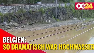 So dramatisch war das Hochwasser in Belgien