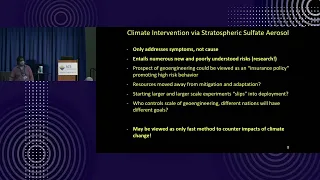 Frank Keutsch: Chemical Intervention via Stratospheric Aerosol Injection
