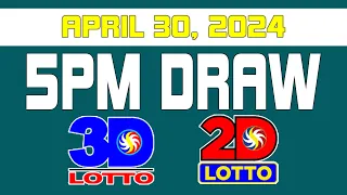 5PM Draw Lotto Draw Result Today Apr/April 30, 2024 [Swertres Ez2]