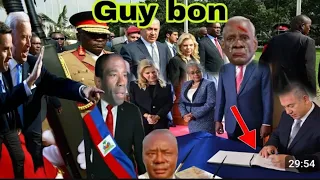 4 Juin 2020 Guy Philippe Tranble peyi 😭 a apre l fin fè gwosè deklarasyon sa sou lanmò Jovenel Moïse