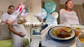 BIRTH VLOG: Finally admitted, Giving birth and Takealot unboxing