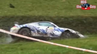 2004 Porsche 911 Crashes at Rally Event