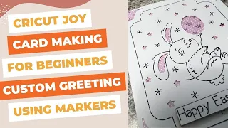 Cricut Joy Card Making For Beginners | Bunny Card