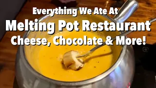 Melting Pot Restaurant - 4 Course meal with Cheese Fondue, Chocolate Fondue and Steak