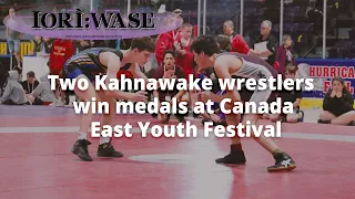 Two Kahnawake wrestlers win medals at Canada East Youth Festival