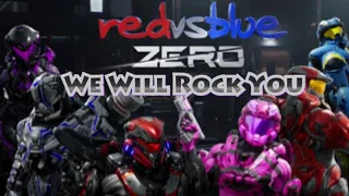 (RedvsBlue) ZERO AMV [we will rock you]