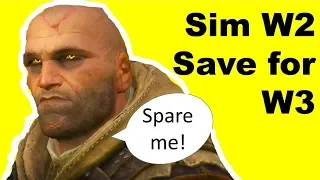 Tips for Witcher 2 Simulated Save Shaving in Witcher 3, Spare Letho #wildhunt #letho