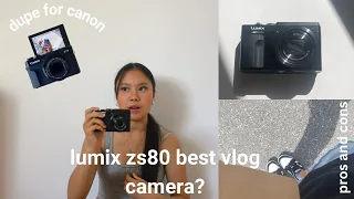 LUMIX ZS80 CAMERA REVIEW real footage, pros and cons, brutally honest