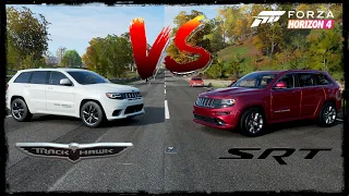 FORZA HORIZON 4 - Jeep SRT vs Jeep TRACKHAWK !!! ¿Cuál es mejor?