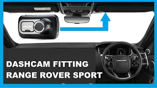 How to fit DashCam in Range Rover Sport L494 using Overhead Console Power Loom wiring