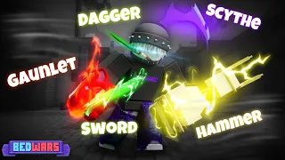 Winning With EVERY WEAPONS In Roblox Bedwars…