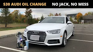 Cheap and Easy Oil Change on an 2017 Audi A4 (B9 Platform)