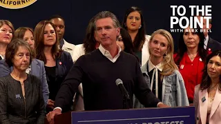 Newsom and lawmakers announce emergency bill to allow abortion services to Arizona women