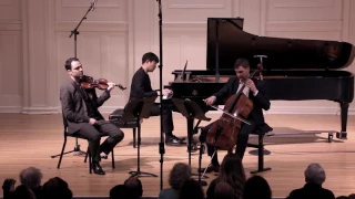 1/4 Brahms B Major Piano Trio: Andrei Ionita (cello), Yekwon Sunwoo (piano), David Lisker (violin)