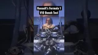 Renault's V10 Formula 1 Engine Bench Test