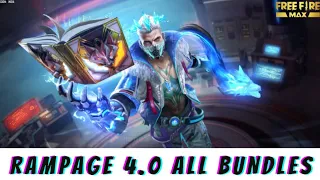 RAMPAGE 4.0 ALL BUNDLE | FREE FIRE RAMPAGE | FREE FIRE NEW EVENT